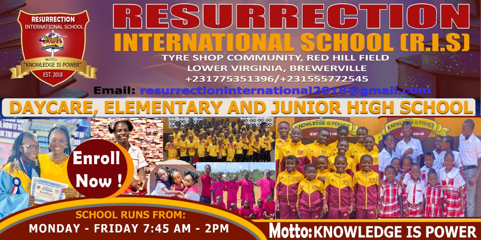 RESURRECTION INTERNATIONAL SCHOOL LIBERIA
